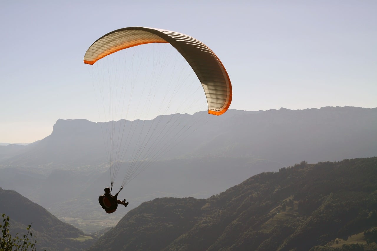 parapente - camping des sources